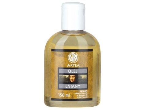 Olej lniany ASTRA bielony 150ml PCV Olej lniany ASTRA bielony 150ml PCV