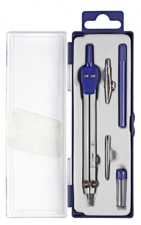 Cyrkiel TITANUM 5 elementów w etui 3005 Cyrkiel TITANUM 5 elementów w etui 3005