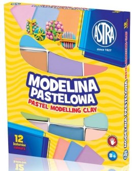 Modelina pastelowa ASTRA 12 kolorów