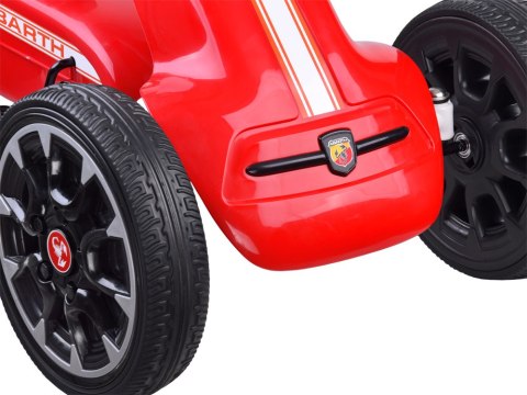 GOKART ABARTH na pedały Duże miekkie koła PA0167 GOKART ABARTH na pedały Duże miekkie koła PA0167