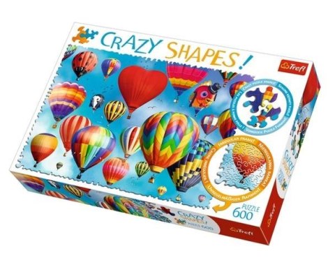 Puzzle 600 Crazy Shapes Kolorowe balony TREFL Puzzle 600 Crazy Shapes Kolorowe balony TREFL
