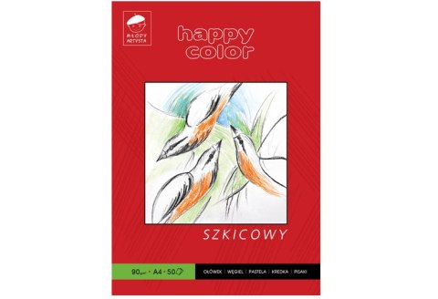 Blok szkicowy HAPPY COLOR Młody Artysta A3 25k. 90g