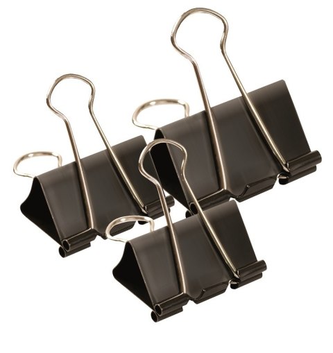 Klipy biurowe TETIS 19mm 40szt. Klipy biurowe TETIS 19mm 40szt.