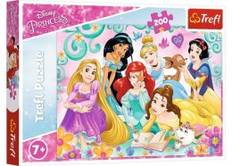 Puzzle 200 TREFL Radosny świat księżniczek / Disney Princess