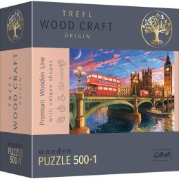 Puzzle 500+1 TREFL Drewniane - Pałac Westminsterski, Big Ben, Londyn