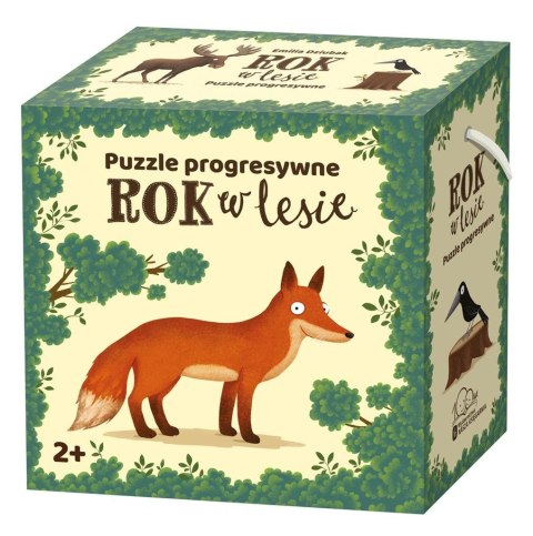 Rok w lesie. Puzzle progresywne Rok w lesie. Puzzle progresywne