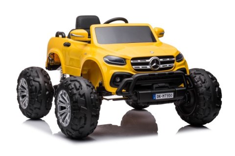 Auto Na Akumulator Mercedes DK-MT950 4x4 Złoto-Żółty Lakierowany