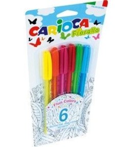 Długopis CARIOCA Fiorella 6 kolorów