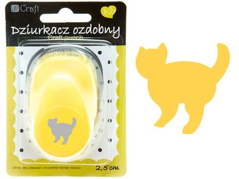 Dziurkacz ozdobny DPCRAFT 2,5cm Kot (JCDZ-110-011) Dziurkacz ozdobny DPCRAFT 2,5cm Kot (JCDZ-110-011)