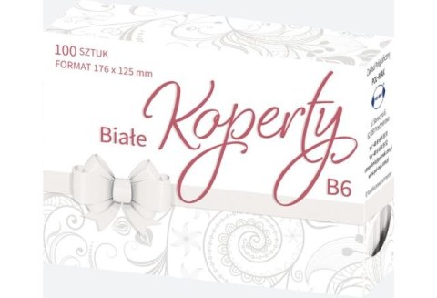 Koperta biała B6 (100szt) zest. 523 Koperta biała B6 (100szt) zest. 523