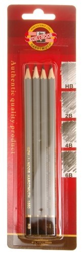 Ołówki grafitowe KOH-I-NOOR 1860 4szt. blister