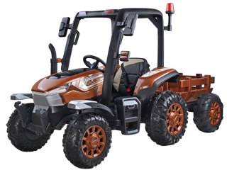 Duży Traktor z przyczepą 4x4+ pilot światło 12V 14Ah