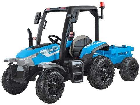 Duży Traktor z przyczepą 4x4+ pilot światło 12V 14Ah