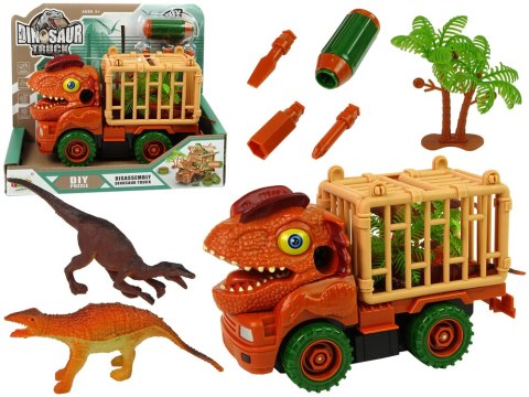 Transporter Ciężarówka Dinozaur do Rozkręcania Pomarańczowy Akcesoria Transporter Ciężarówka Dinozaur do Rozkręcania Pomarańczowy Akcesoria