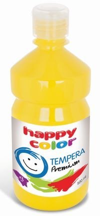 Farba tempera HAPPY COLOR Premium 500ml nr 1 - żółta