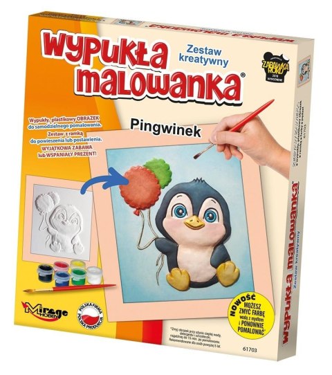 Wypukła Malowanka - Mały Pingwinek Wypukła Malowanka - Mały Pingwinek