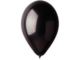 Balony GEMAR pastel 26cm czarne 100szt. (G90-14)