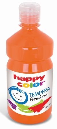 Farba tempera HAPPY COLOR Premium 500ml nr 42 - pomarańczowa