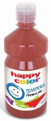Farba tempera HAPPY COLOR Premium 500ml nr 75 - ciemnobrązowy