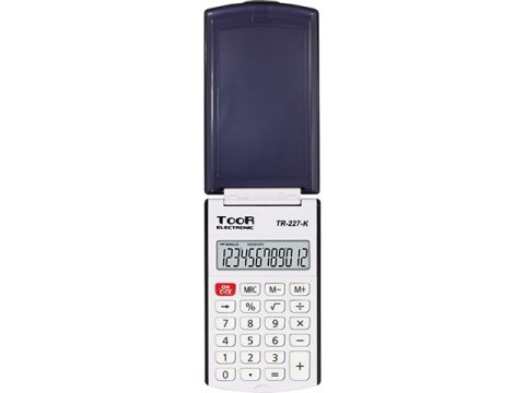 Kalkulator kieszonkowy TOOR TR-227 z klapką Kalkulator kieszonkowy TOOR TR-227 z klapką