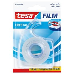 Taśma biurowa TESAFILM crystal 33m x19mm + dyspenser easy cut