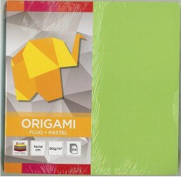 Origami 14x14cm Fluo+Pastele x 100K