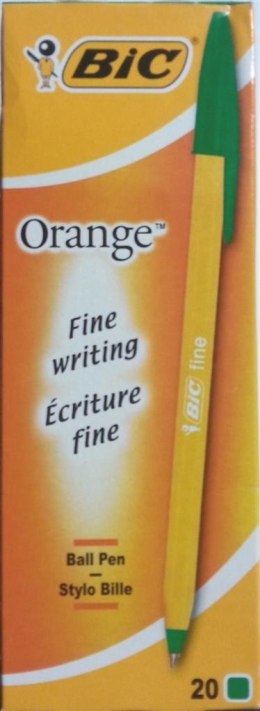 Długopis Orange Original zielony (20szt) BIC