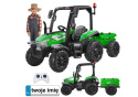 Duży Traktor dla dzieci z przyczepą 4x4 pilot