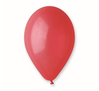 Balony Gemar pastelowe czerwone 25cm 100szt