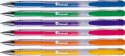 Długopisy żelowe fluo TITANUM 6 kolorów GA1030