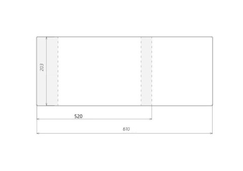 Okładka regulowana 203x520mm (50szt) Okładka regulowana 203x520mm (50szt)