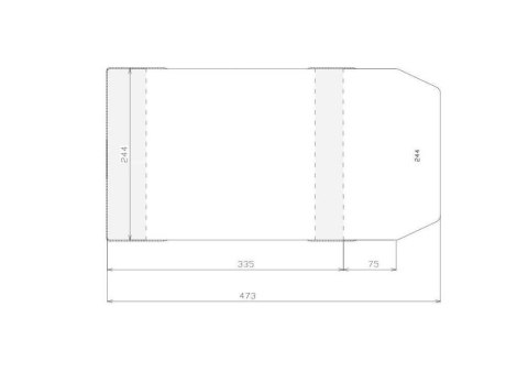 Okładka regulowana 244x410mm (50szt)