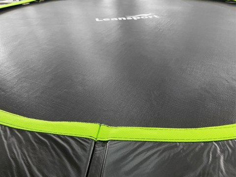 Trampolina LEAN Sport Max 12ft Czarno-Zielona Trampolina LEAN Sport Max 12ft Czarno-Zielona