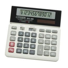 Kalkulator SDC-368 biało-czarny