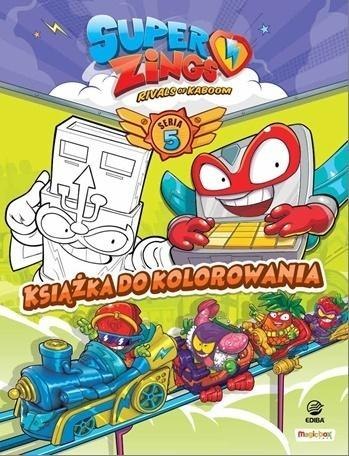 Super Zings - Książka do kolorowania + figurka Super Zings - Książka do kolorowania + figurka