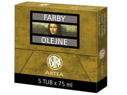 Farby olejne 75ml ASTRA - biel cynkowa DUŻE