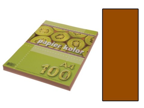 Papier ksero kolorowy A4 100k. KRESKA brązowy Papier ksero kolorowy A4 100k. KRESKA brązowy