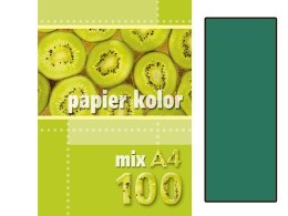 Papier ksero kolorowy A4 100k. KRESKA ciemnozielony (jk)