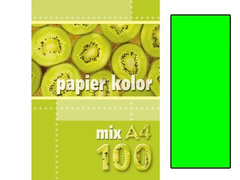 Papier ksero kolorowy A4 100k. KRESKA zielony (fluo) Papier ksero kolorowy A4 100k. KRESKA zielony (fluo)