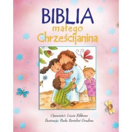 Biblia małego chrześcijanina różowa w.2016