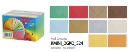 Koperty kolorowe mini 110x75 opak 100 szt. Ogólne mix kolorów