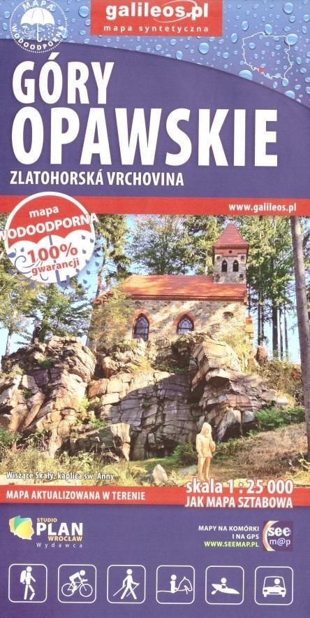 Mapa syntetyczna - Góry Opawskie 1:25 000 Mapa syntetyczna - Góry Opawskie 1:25 000