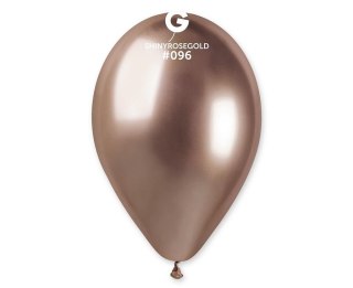Balony Gemar chromowane Różowo-Złote 50szt