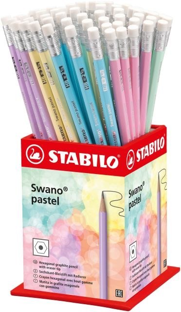 STABILO Swano Pastel ołówek HB display 72 szt. 4908/72-HB STABILO Swano Pastel ołówek HB display 72 szt. 4908/72-HB