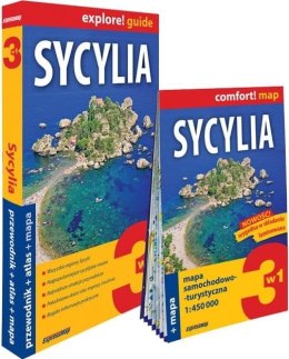 Sycylia 3w1: przewodnik + atlas + mapa