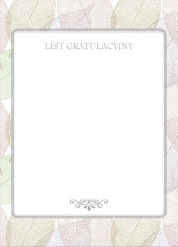 DYPLOMY OKOLICZNOŚCIOWE LIST GRATULACYJNY DYPLOMY OKOLICZNOŚCIOWE LIST GRATULACYJNY