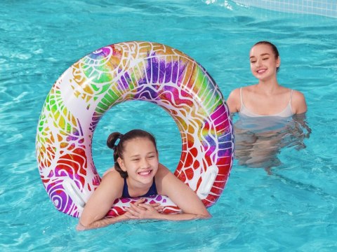 Bestway duże Dmuchane kółko z uchwytami 91cm 36084 Bestway duże Dmuchane kółko z uchwytami 91cm 36084