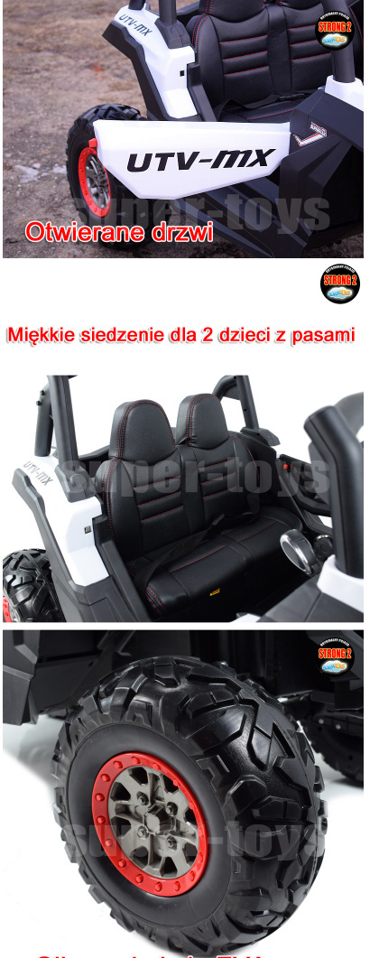MEGA AUTO BUGGI 4X4 , PANEL , MIĘKKIE KOŁA EVA, MIĘKKIE SIEDZENIE FULL OPCJA 2X 12V/XMX603