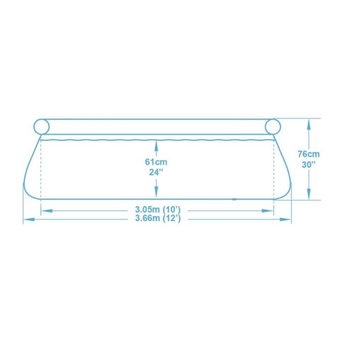 Basen ogrodowy rozporowy 366 x 76 cm 9w1 Bestway 57445 Basen ogrodowy rozporowy 366 x 76 cm 9w1 Bestway 57445