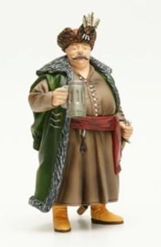 Figurka - Onufry Zagłoba Polski szlachcic XVII w. Figurka - Onufry Zagłoba Polski szlachcic XVII w.